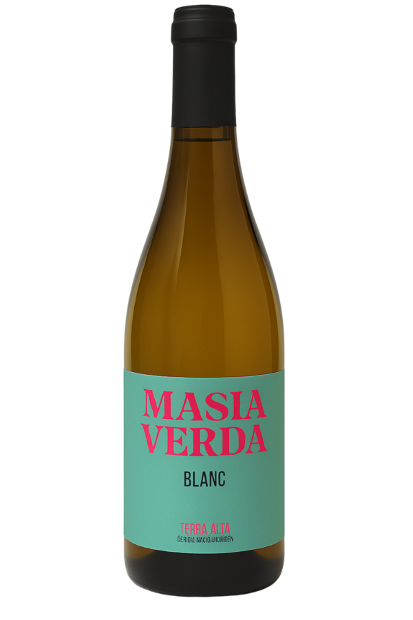 vino masia verda blanco