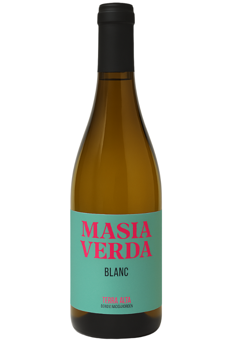 vino masia verda blanco