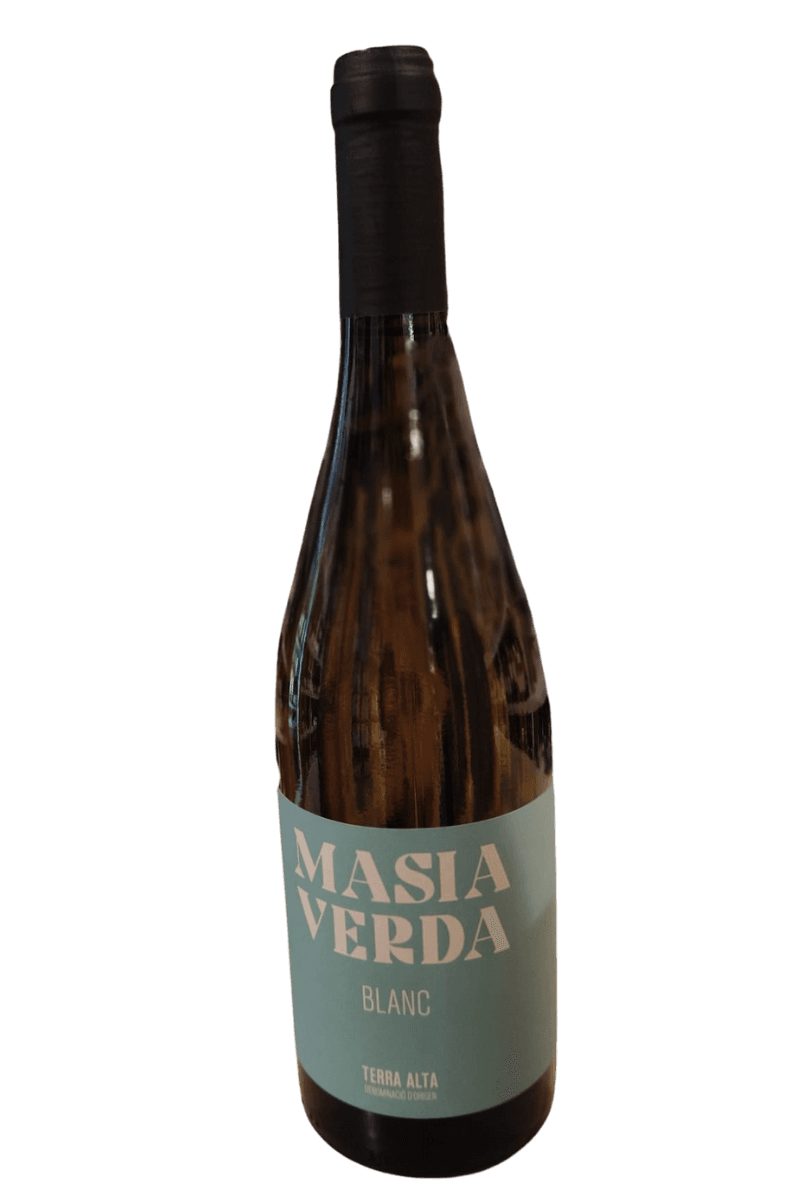 vino masia verda blanco