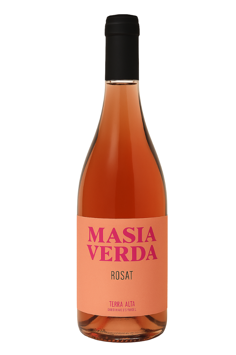 vino masia verda rosado