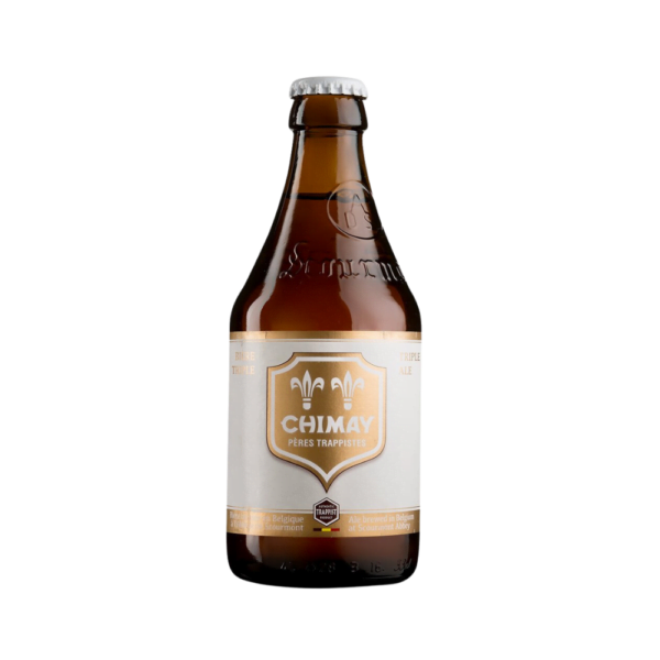 cerveza chimay triple blanca botell