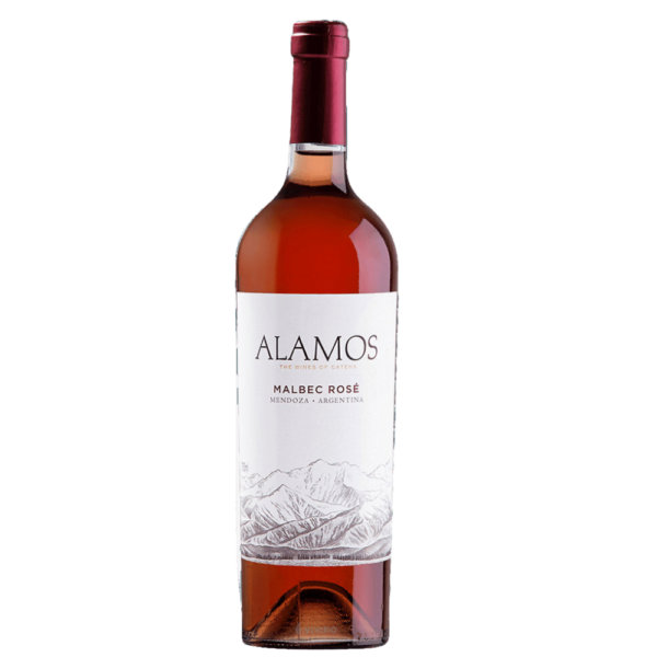 vino alamos malbec rosado