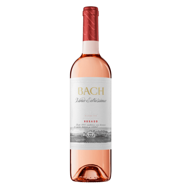 vino bach extrisimo seco rosado