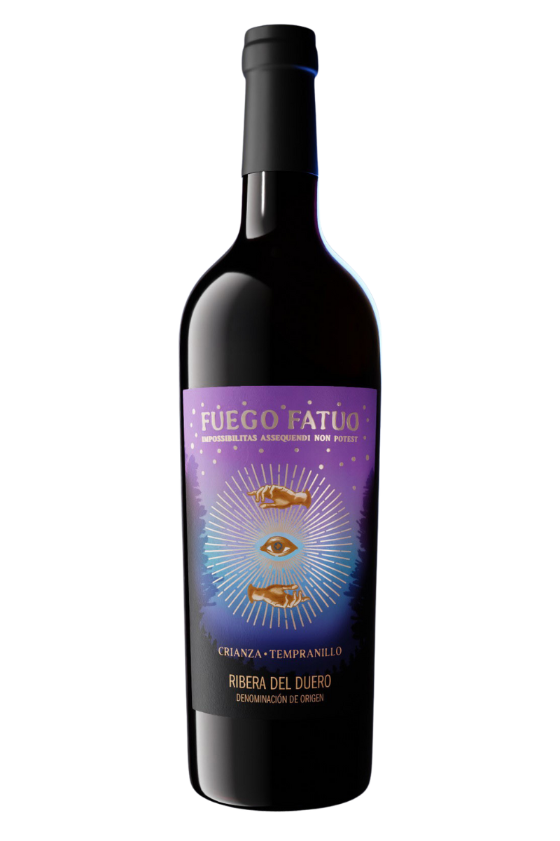 vino fuego fatuo crianza